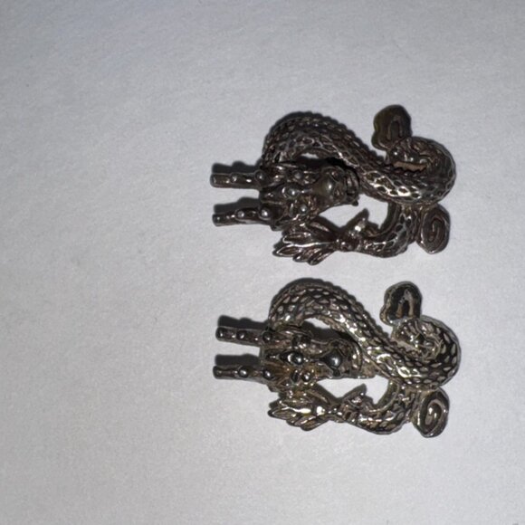 Sterling Silver Asian Dragon Pendant - Picture 14 of 16